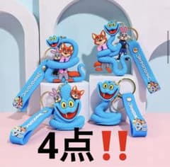 ㊵新品・未使用 ズートピア ゲイリー ニック ジュディ キーホルダー