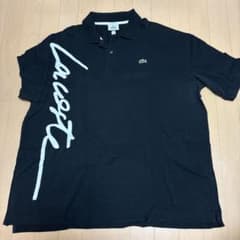 LACOSTE L!VE ポロシャツ ブラック XXL - メルカリ