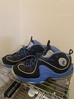 NIKE AIR PENNY Ⅱ 29.5cm ブラック×ブルーのサムネイル
