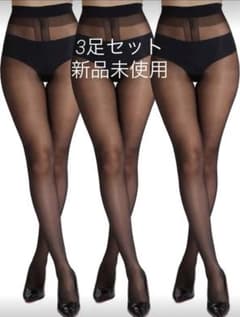 ストッキング 黒 3セットのサムネイル