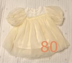 シフォンワンピース　80 アイボリーのサムネイル