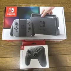 キ*キ様 Nintendo Switch 本体 グレー Proコントローラーセッ キ*キ様 Nintendo Switch 本体 グレー Proコントローラーセッ - メルカリ