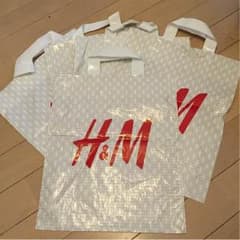 H&Mビニールショッパー5枚のサムネイル