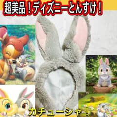 超美品！パークで半日しか使ってない！ディズニー ウサギ耳カチューシャとんすけ！のサムネイル
