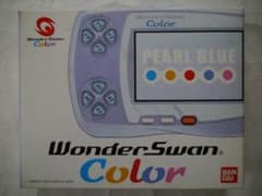 WonderSwan Color パールブルー 本体 箱・説明書付 ジャンク - メルカリ