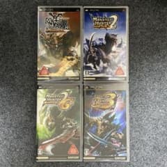 PSP 몬스터 헌터 소프트 4 개 세트