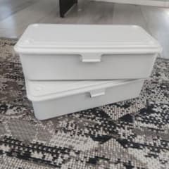 無印良品　スチール工具箱　2個セット 小物入れ　収納ケース