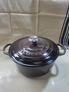 ル・クルーゼ　ココット・ロンド 20cm ガナッシュ■美品■ ル・クルーゼ ココット・ロンド 20cm ガナッシュ□美品□ - メルカリ