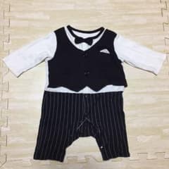 ベビー服 タキシード スーツ ベスト 正装 フォーマル 60 70 長袖 男の子のサムネイル