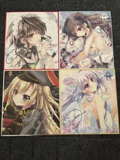 e*u様 ぱれっと　ミニ色紙　和泉つばす　翡翠亭　ぱれっとカフェ　9枚まとめ e*u様 ぱれっと ミニ色紙 和泉つばす 翡翠亭 ぱれっとカフェ 9枚