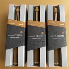 uni ZENTO 0.5mm シグニチャーモデル ストーンブラス3本セット - メルカリ