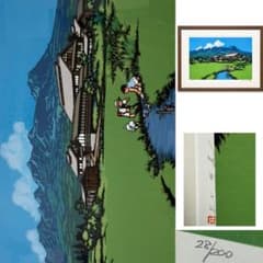 関口コオ】『夏の日』サロン・ド・パリ大賞 文部科学大臣表彰 額装