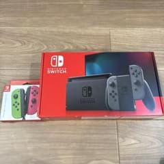 Nintendo Switch 本体 グレー バッテリー強化版 替ジョイコン付き