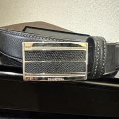 GOLD/PFEIL ブラックレザーベルトのサムネイル