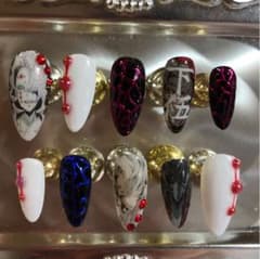 塁ネイル②現品1点限りのサムネイル