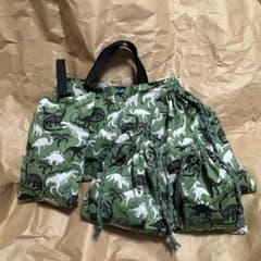 ハンドメイド 入園、入学5点セット 恐竜柄 - メルカリ