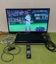 SHARPテレビ 32V型+ブルーレイレコーダー＋Fire tvStickセット - メルカリ