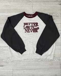 【apres jour mignon】スウェット トレーナー バイカラーのサムネイル