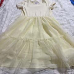 Cat & Jack 半袖ワンピース L (10/12) 淡い黄色のサムネイル