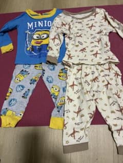 ミニオン おさるのジョージ パジャマ まとめ売り　90のサムネイル