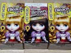 フレッシュライト メガメガブリーチ ショコラブラウン 3点セット　カラーリングのサムネイル