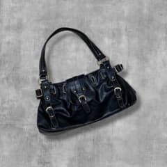 00s【archive】Y2K Faux Leather Bag Belt