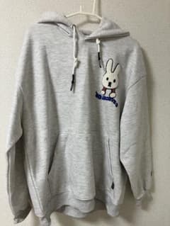 2nd ARCHIVE ウサギモチーフ パーカー グレーのサムネイル