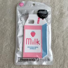 iPhone7 6 6s スマホケース　シリコンケース　牛乳のサムネイル