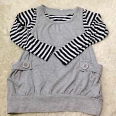 ゆなるま様専用！チュニック風長袖Tシャツのサムネイル