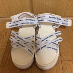 beautiful people STUDIOUS別注 サンダル ホワイト XSのサムネイル