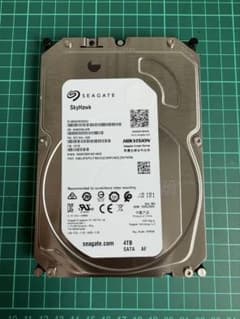 ほぼ未使用Seagate SkyHawk 4TB 防犯カメラNVR用 HDD - メルカリ