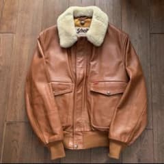 supreme schott A-2 フライト ジャケット レザージャケット Mのサムネイル