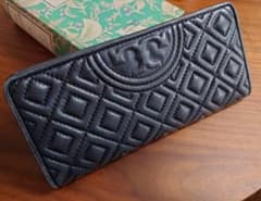 【Tory Burch】長財布 ラムレザー 黒のサムネイル