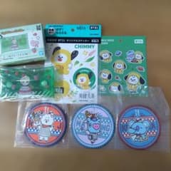 BT21 TinyTAN Goods Set: Stickers & Coasters