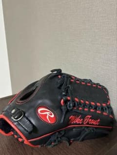 ぴえ様専用 【美品】Rawlings マイクトラウトモデル 軟式グローブ 黒