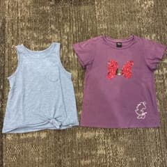 【セット売り】Disneyミニーパープル Tシャツ & GAP タンクトップのサムネイル