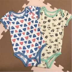[70]futafuta 肌着 ロンパース 2枚セットのサムネイル
