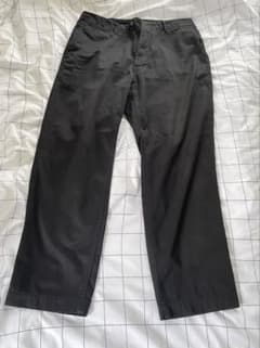 nanamica ワイドチノパン Wide chino pantsブラック 34のサムネイル