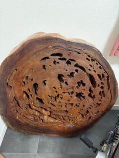 希少品！　伝統工芸　屋久杉　テーブル　座卓　天板　大型　脚付　レトロヴィンテージ 希少品！ 伝統工芸 屋久杉 テーブル 座卓 天板 大型 脚付 レトロ