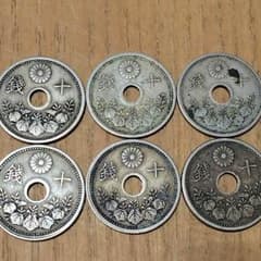【倉出し古銭】大正一二年 大日本 十銭 六枚 011のサムネイル