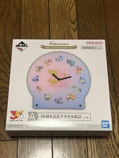 一番くじ A賞 ポケモン 30周年記念アクリル時計 - メルカリ
