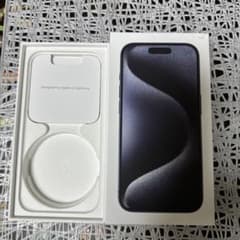 iPhone15pro ブルーチタニウム 空箱のサムネイル