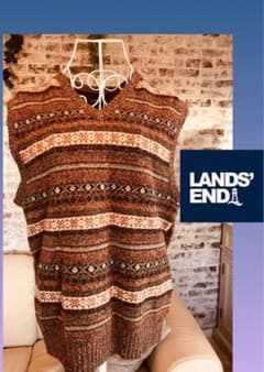 LANS' END MENSニットベストのサムネイル