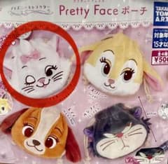 디즈니 캐릭터 Pretty Face 파우치 마리