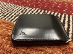 革蛸　緑　レザー 二つ折り財布 黒 革蛸 緑 レザー 二つ折り財布 黒 - メルカリ