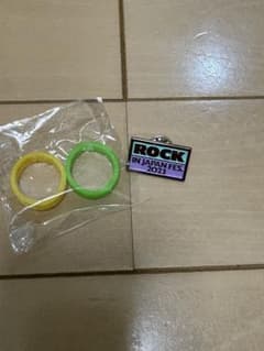 ROCK IN JAPAN FES 2023 ラバー指輪、ピンバッジセットのサムネイル