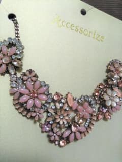 【Accessorize】ピンクネックレス♪のサムネイル