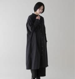 《natural by clip》【コットン起毛フリルシャツワンピース】のサムネイル