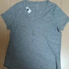 Gap Vネック　Tシャツ　グレーのサムネイル