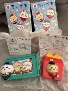 き*ら様 ハッピーセット ちいかわ　ハチワレのフォトフレーム・うさぎのシールディ